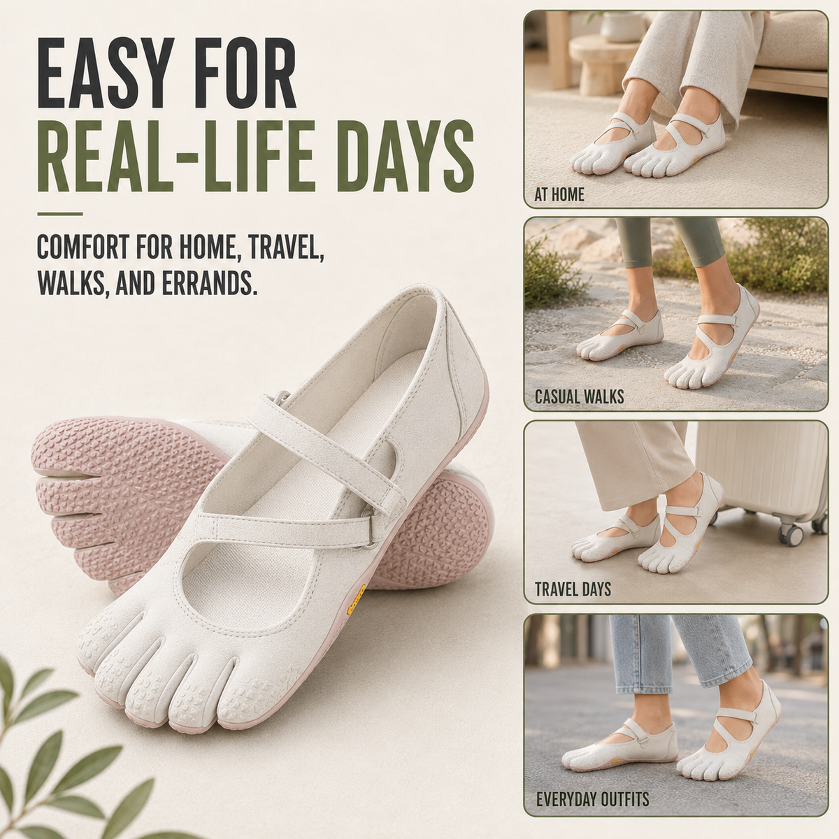 Women's Five-Toe Barefoot Shoes