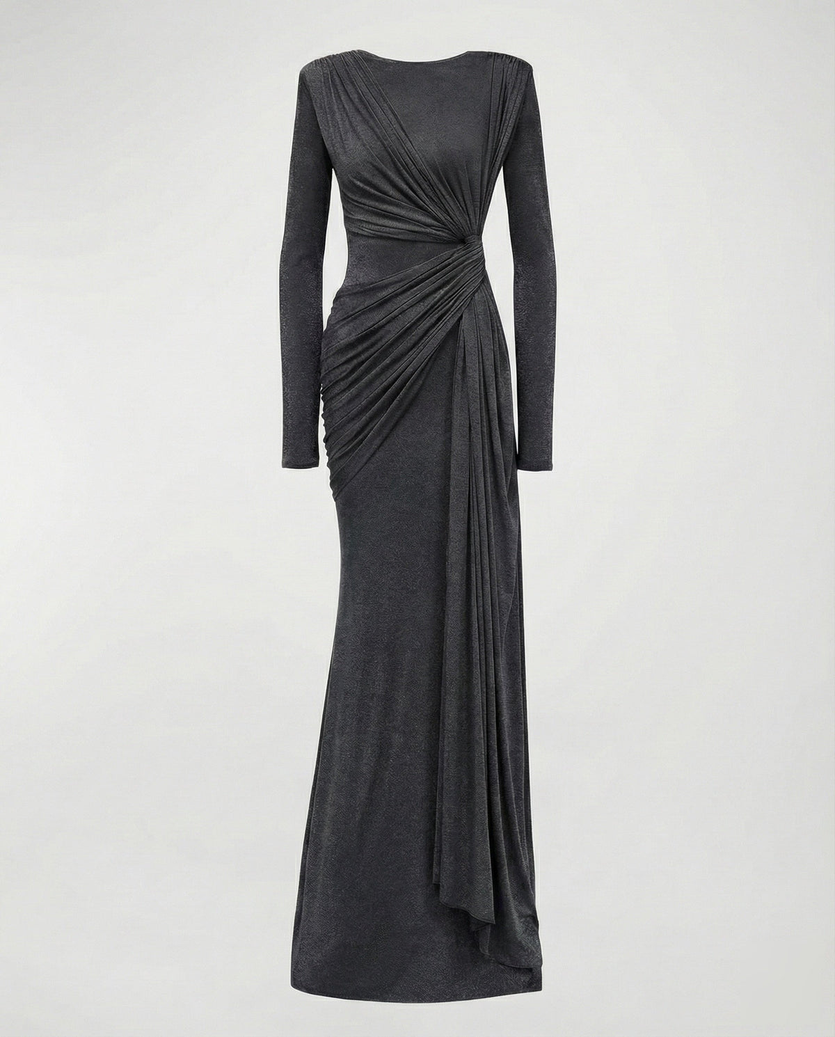 Women's Flowing Twist-Waist Jersey Evening Dress Avellé