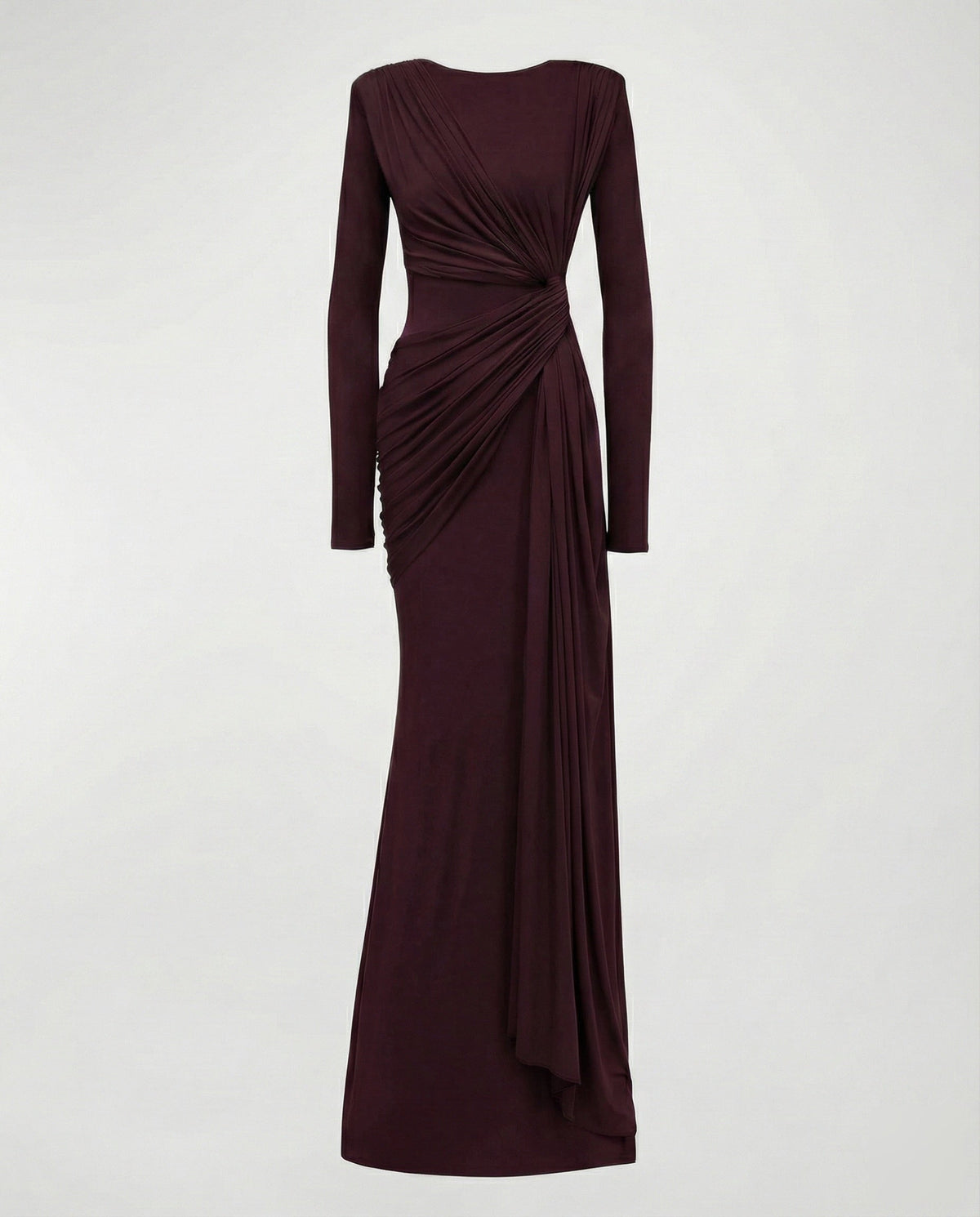 Women's Flowing Twist-Waist Jersey Evening Dress Avellé