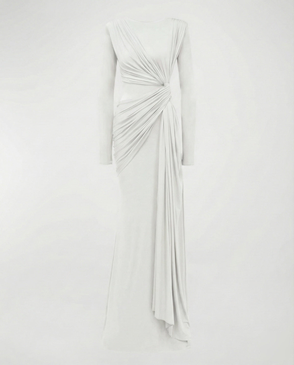 Women's Flowing Twist-Waist Jersey Evening Dress Avellé