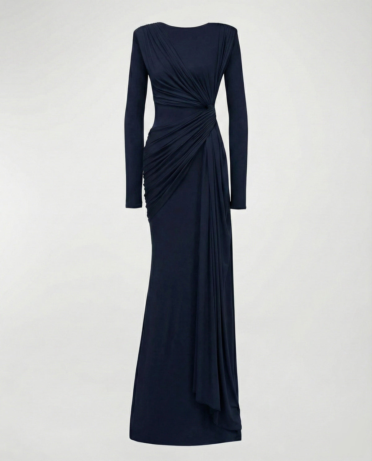 Women's Flowing Twist-Waist Jersey Evening Dress Avellé