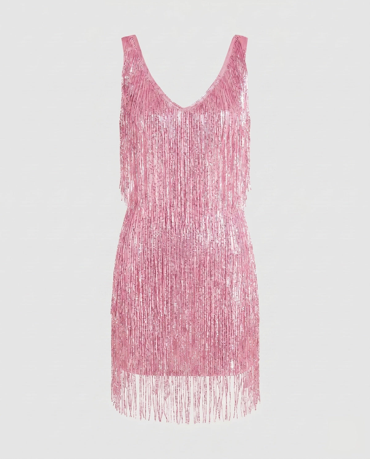 Women's Glamorous Fringe Mini Dress