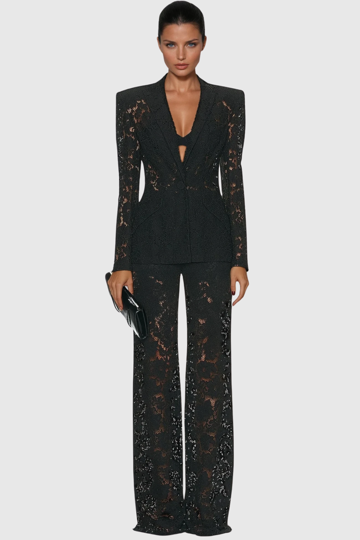 Women's Lace Pant Suit