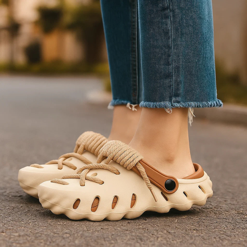 Women's Lace-Up Clogs