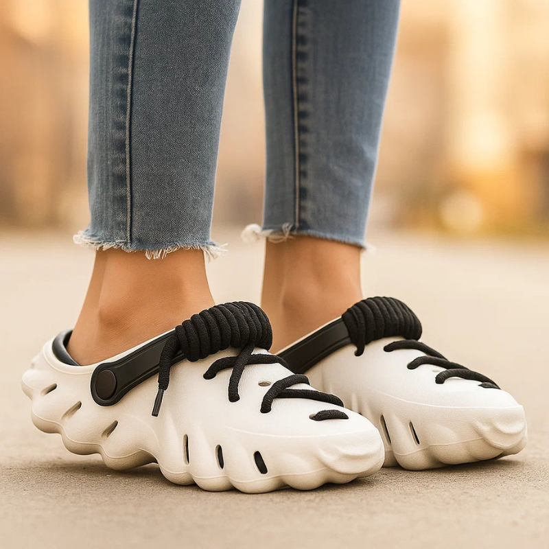 Women's Lace-Up Clogs