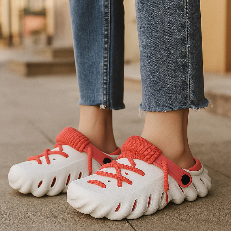 Women's Lace-Up Clogs