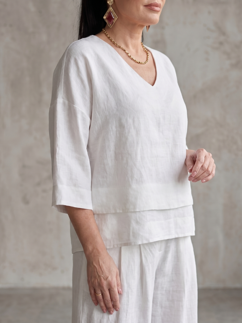 Women's Layered Wide-Leg Set
