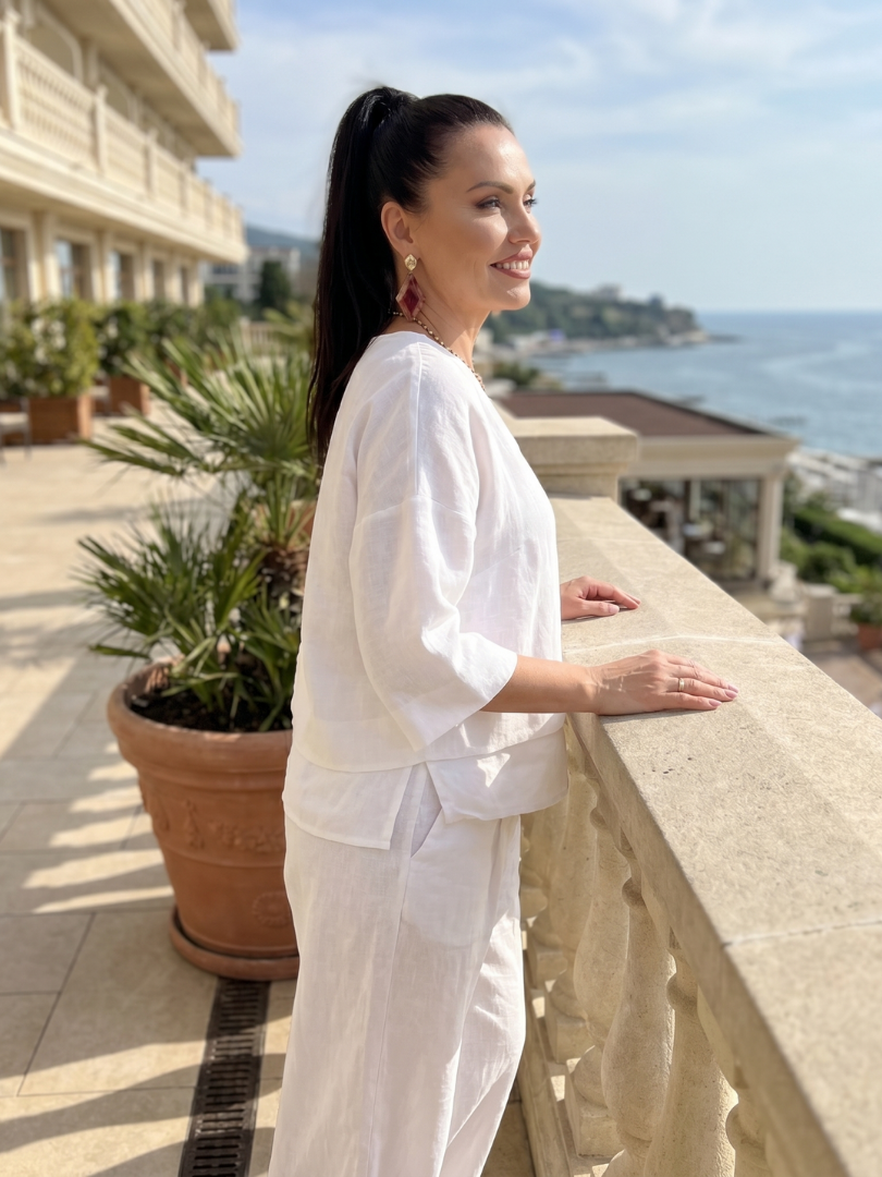 Women's Layered Wide-Leg Set