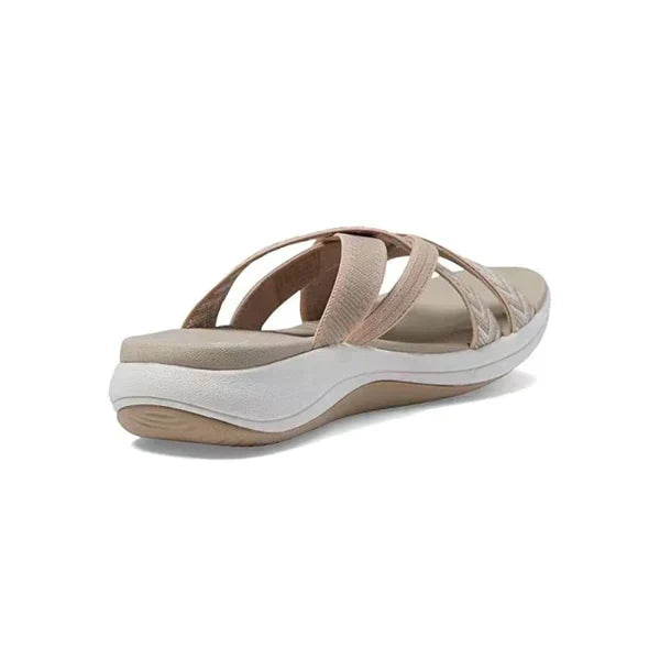 Women's Lightweight Slide Sandals with Shock-Absorbing Insoles