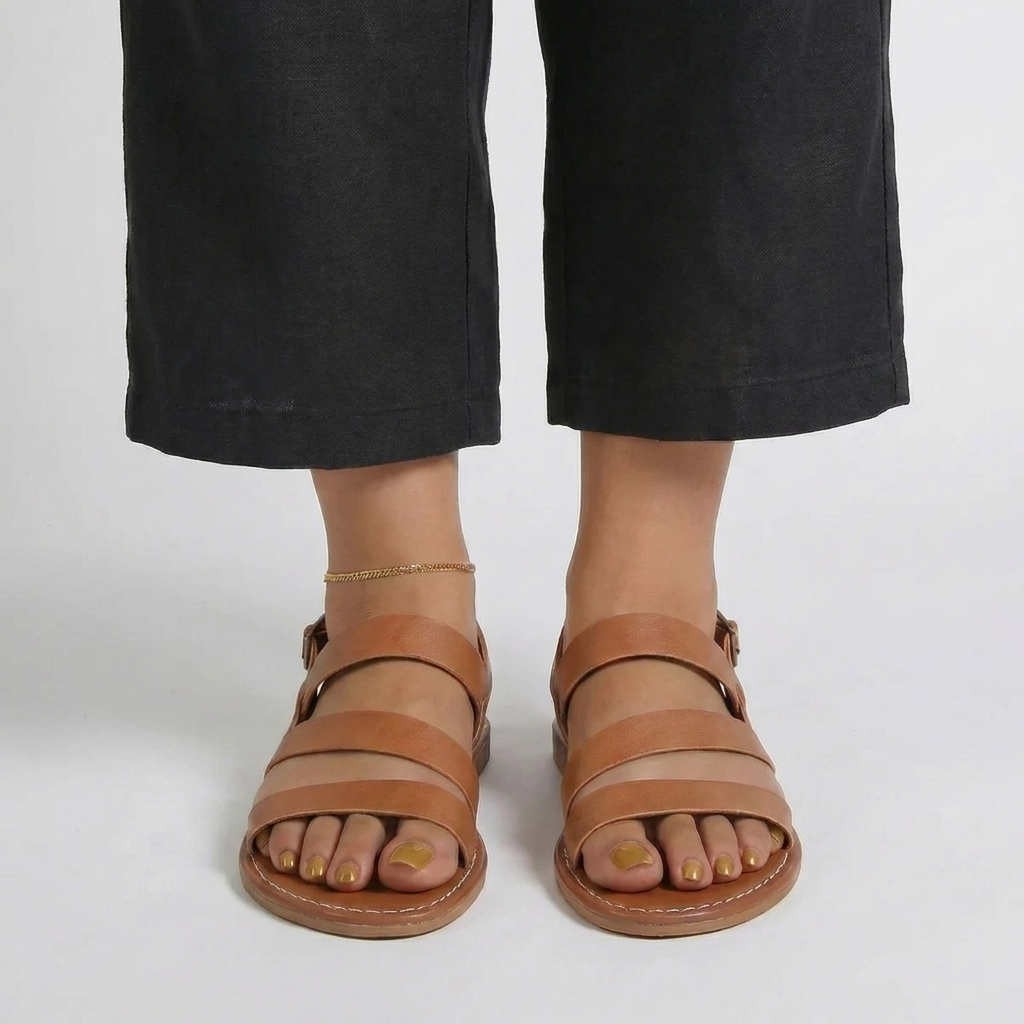 Women's Modern Flat Back-Strap Sandals