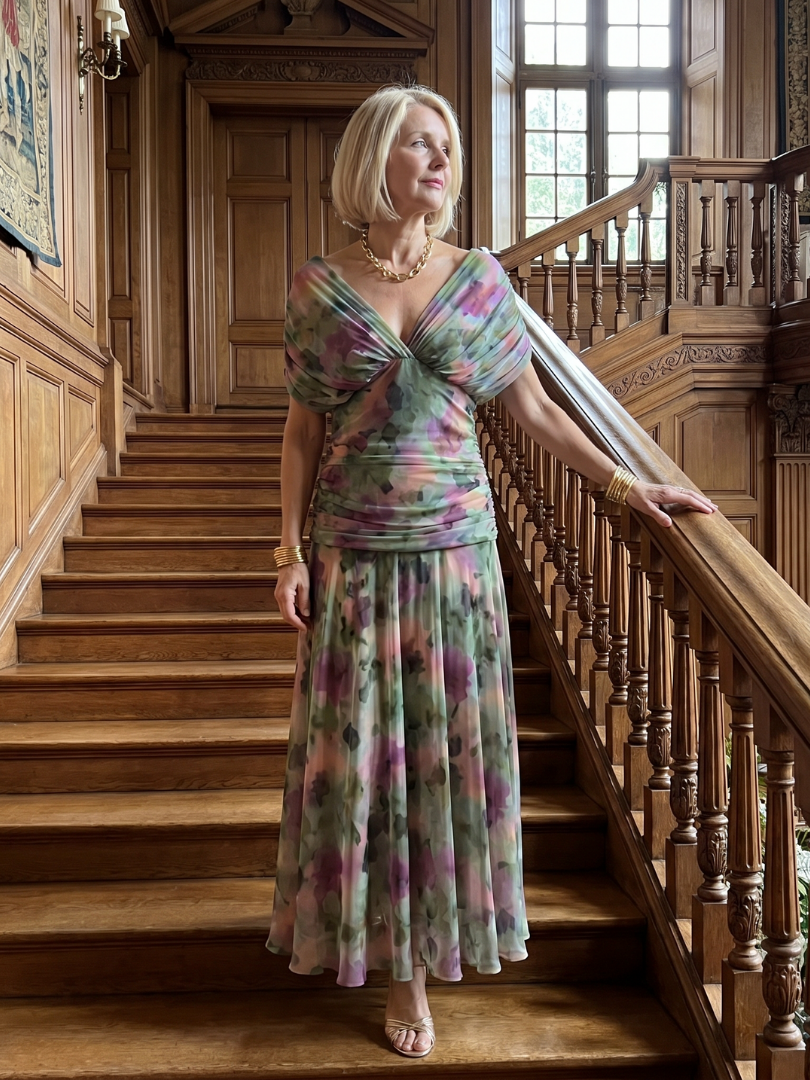 Women's Off-Shoulder Maxi Dress