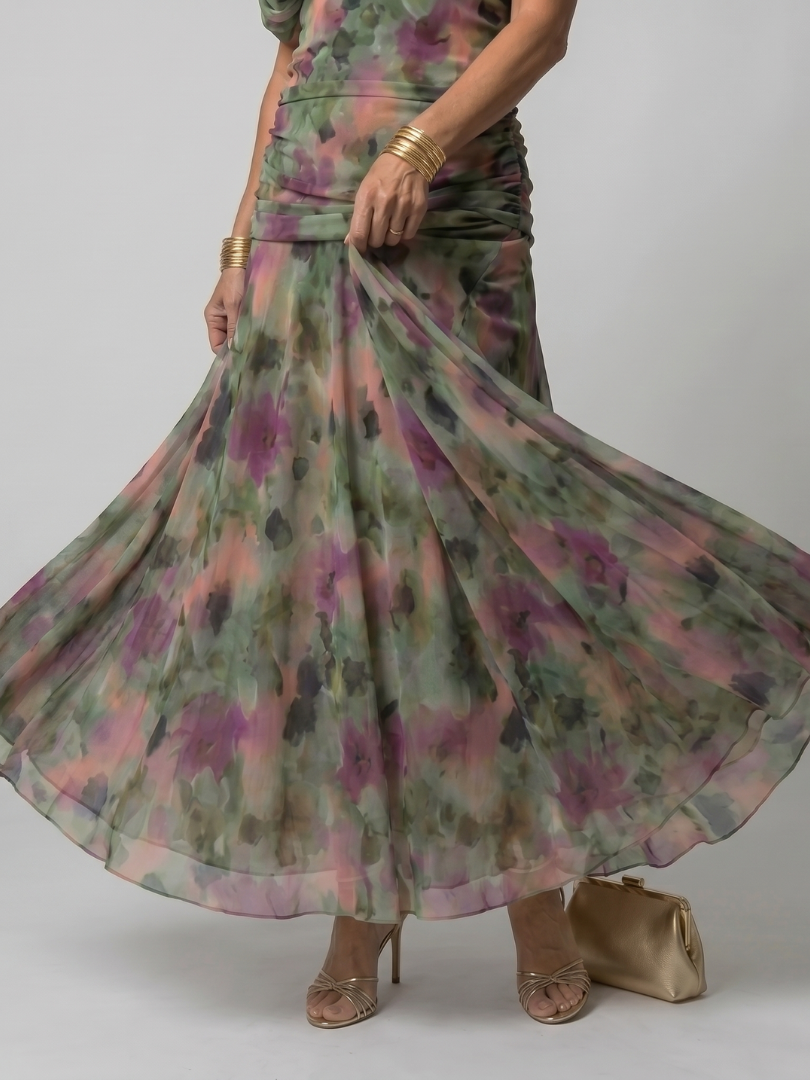 Women's Off-Shoulder Maxi Dress