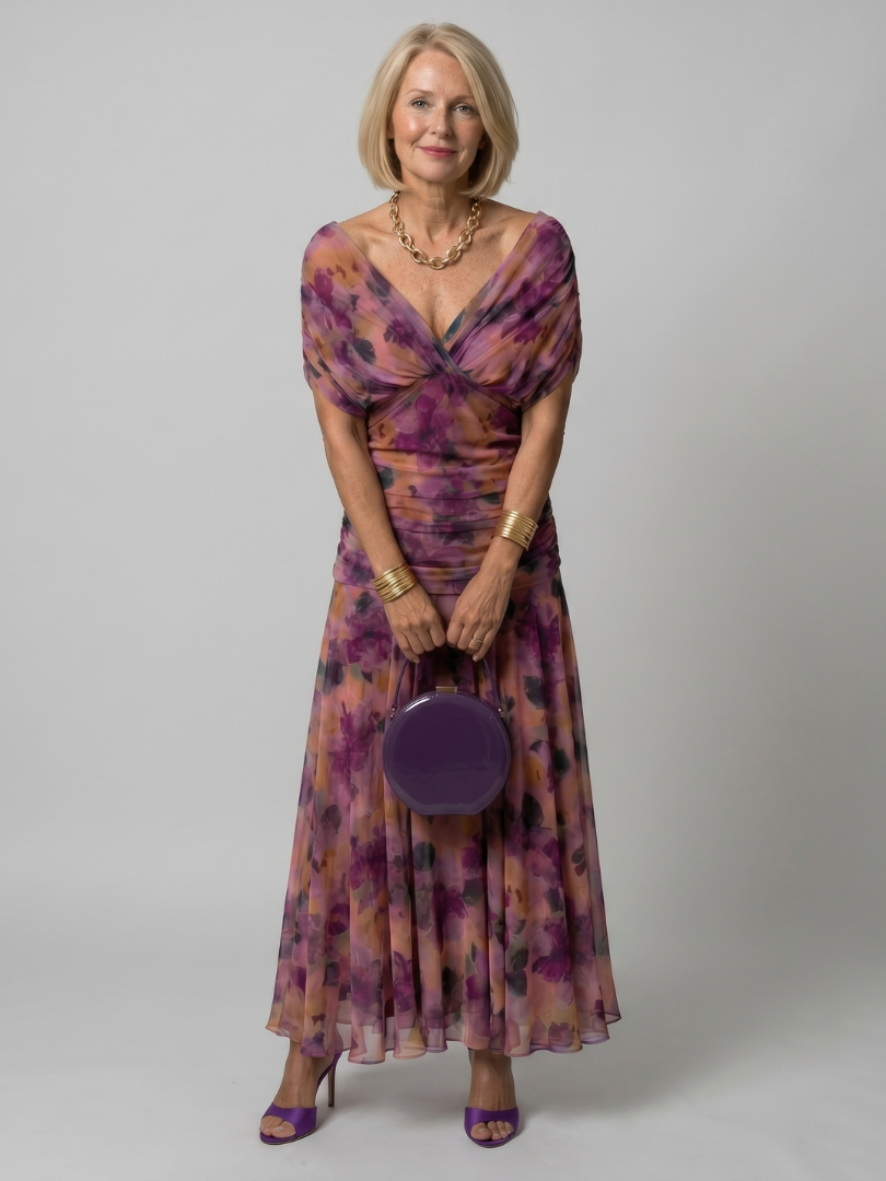 Women's Off-Shoulder Maxi Dress