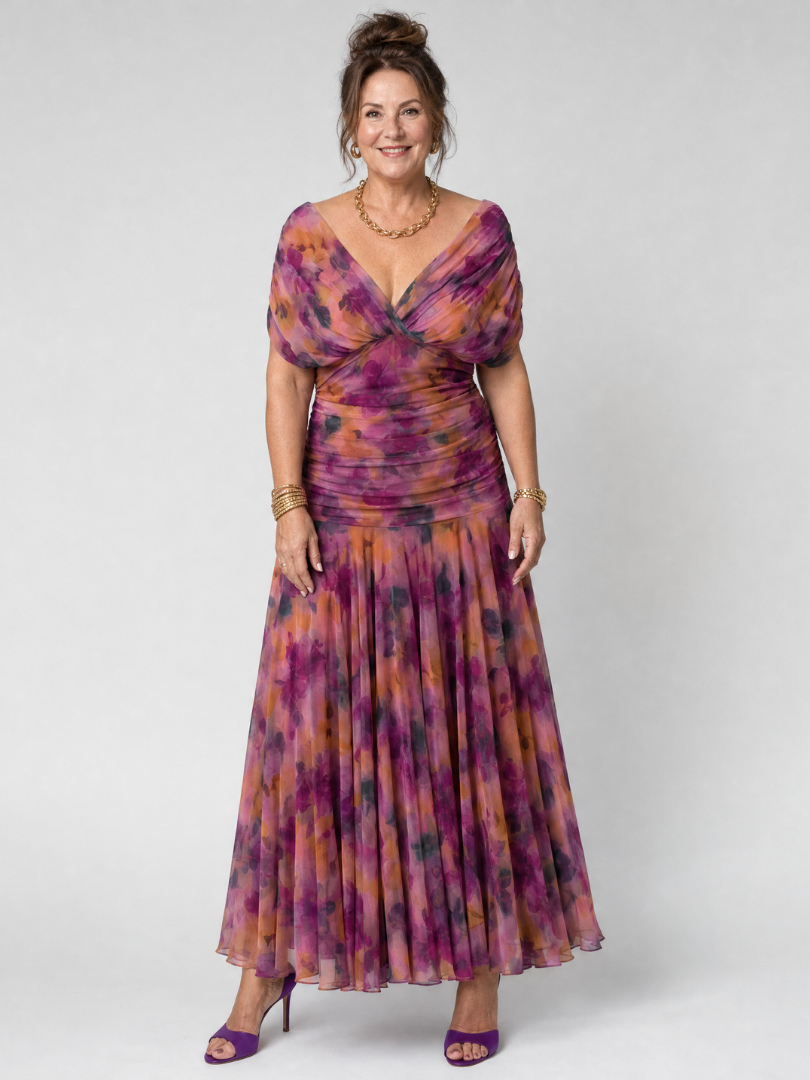 Women's Off-Shoulder Maxi Dress