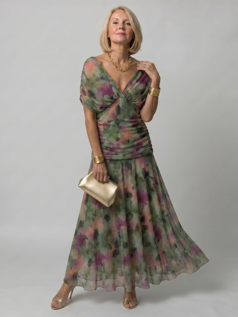 Women's Off-Shoulder Maxi Dress