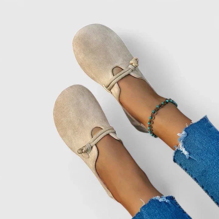 Women's Orthopaedic Loafers with Rope Detail