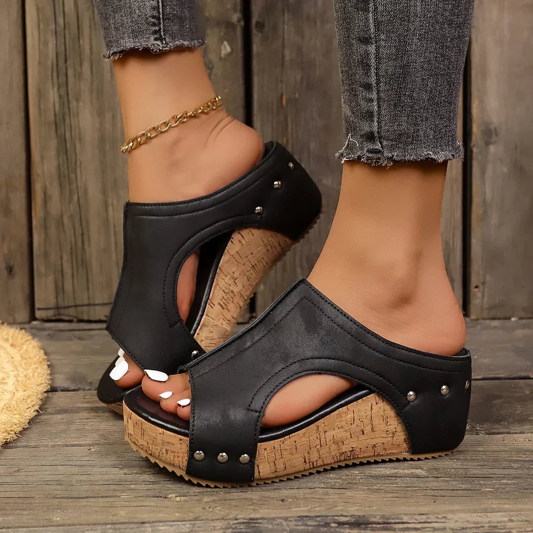 Women's Orthopedic Sandals with Comfortable Wedge Heel