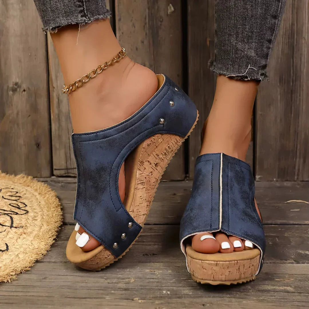 Women's Orthopedic Sandals with Comfortable Wedge Heel