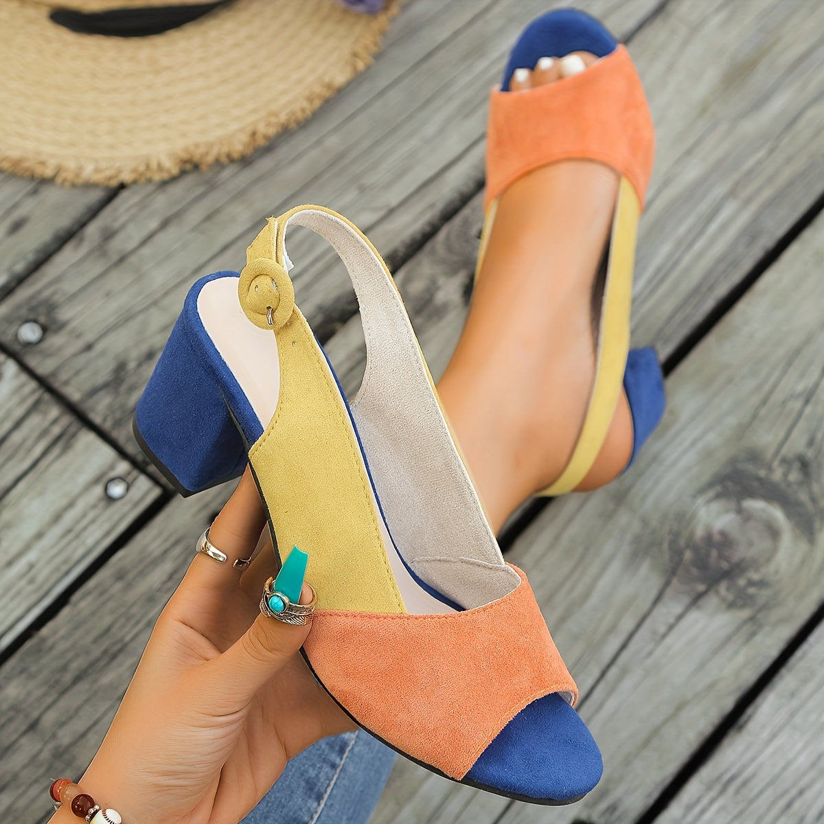 Women's Orthopedic Slingback Sandals with Cushioned Insole