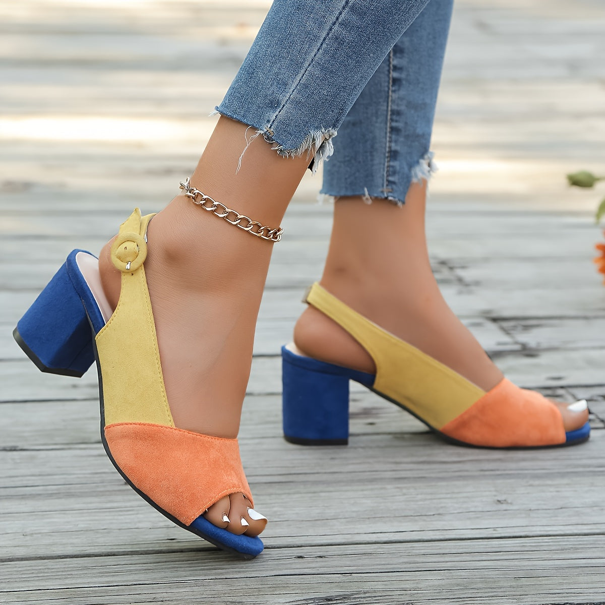 Women's Orthopedic Slingback Sandals with Cushioned Insole