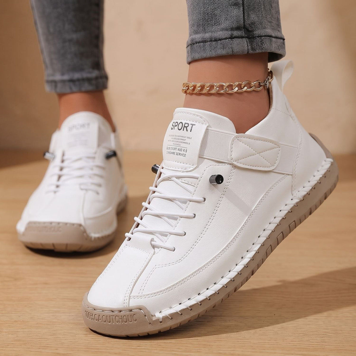 Women's Orthopedic Lace-Up Arch-Support Low-Top Sneakers