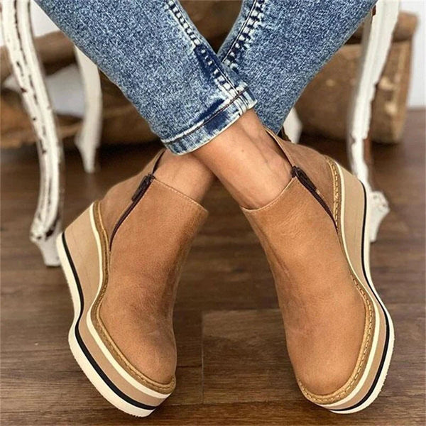 Women's Orthopedic Wedge Ankle Boots