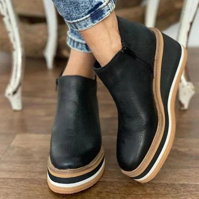Women's Orthopedic Wedge Ankle Boots