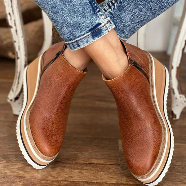 Women's Orthopedic Wedge Ankle Boots