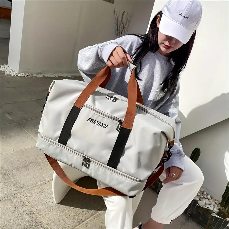 Women's Practical Oxford Fabric Tote Bag with Adjustable Shoulder Strap