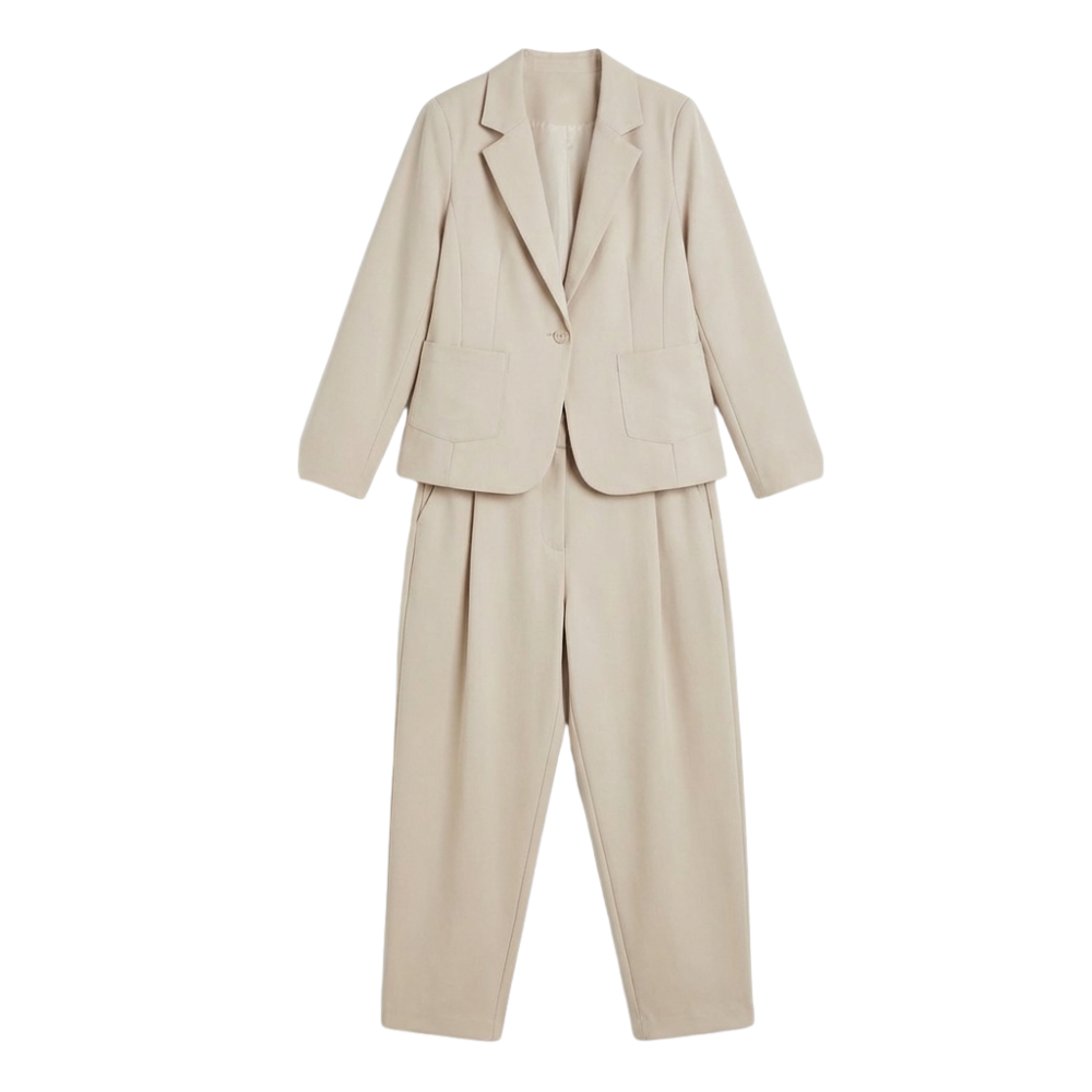 Women's Relaxed Blazer and Trouser Set