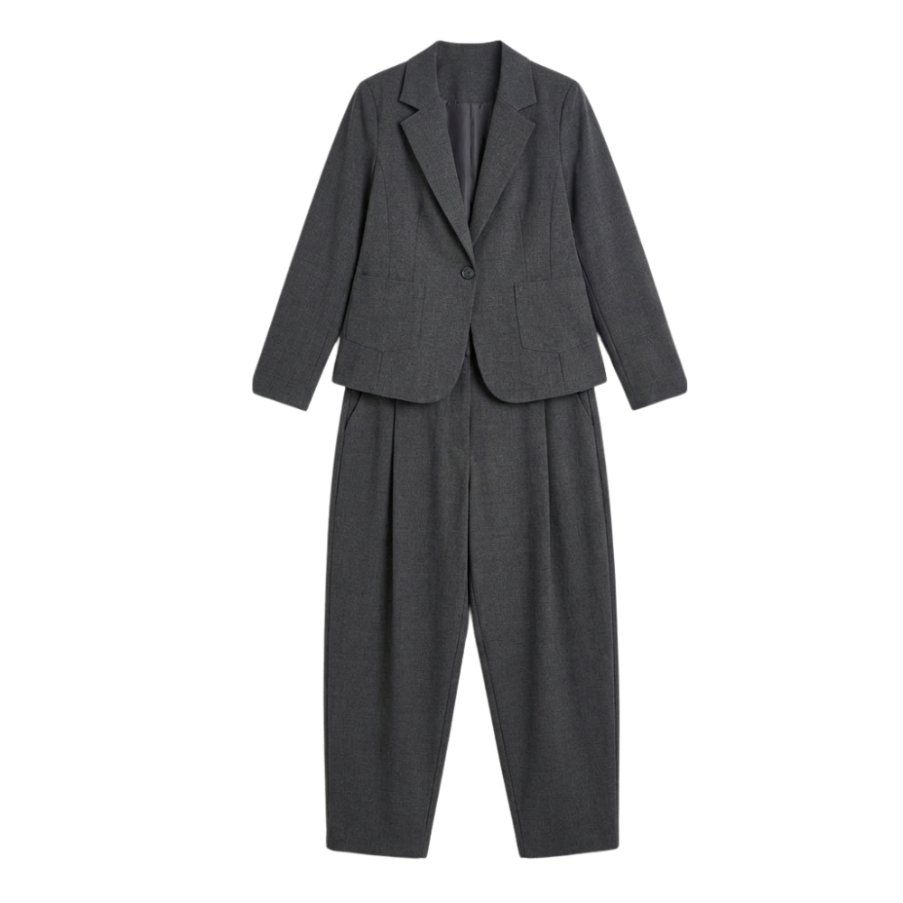 Women's Relaxed Blazer and Trouser Set