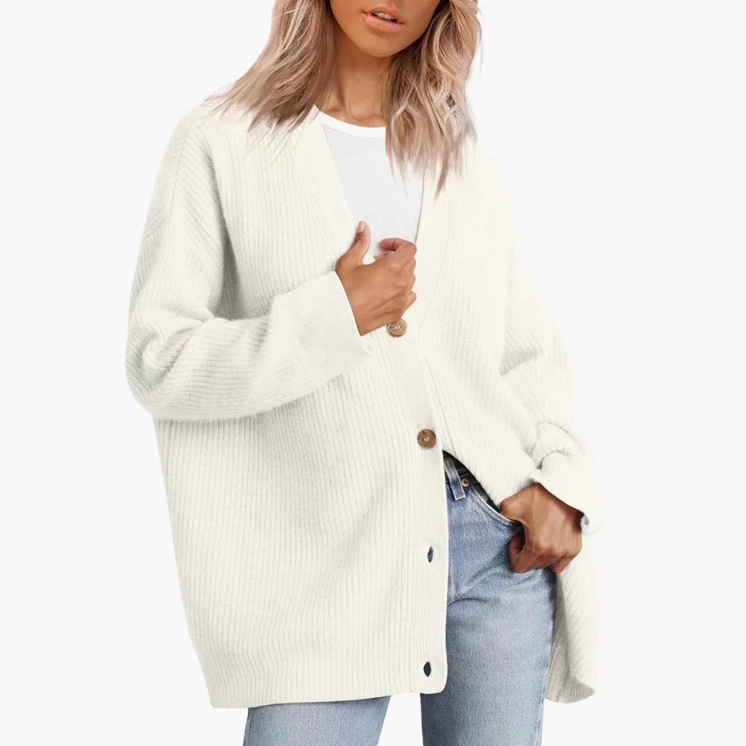 Women's Ribbed Knit Cardigan