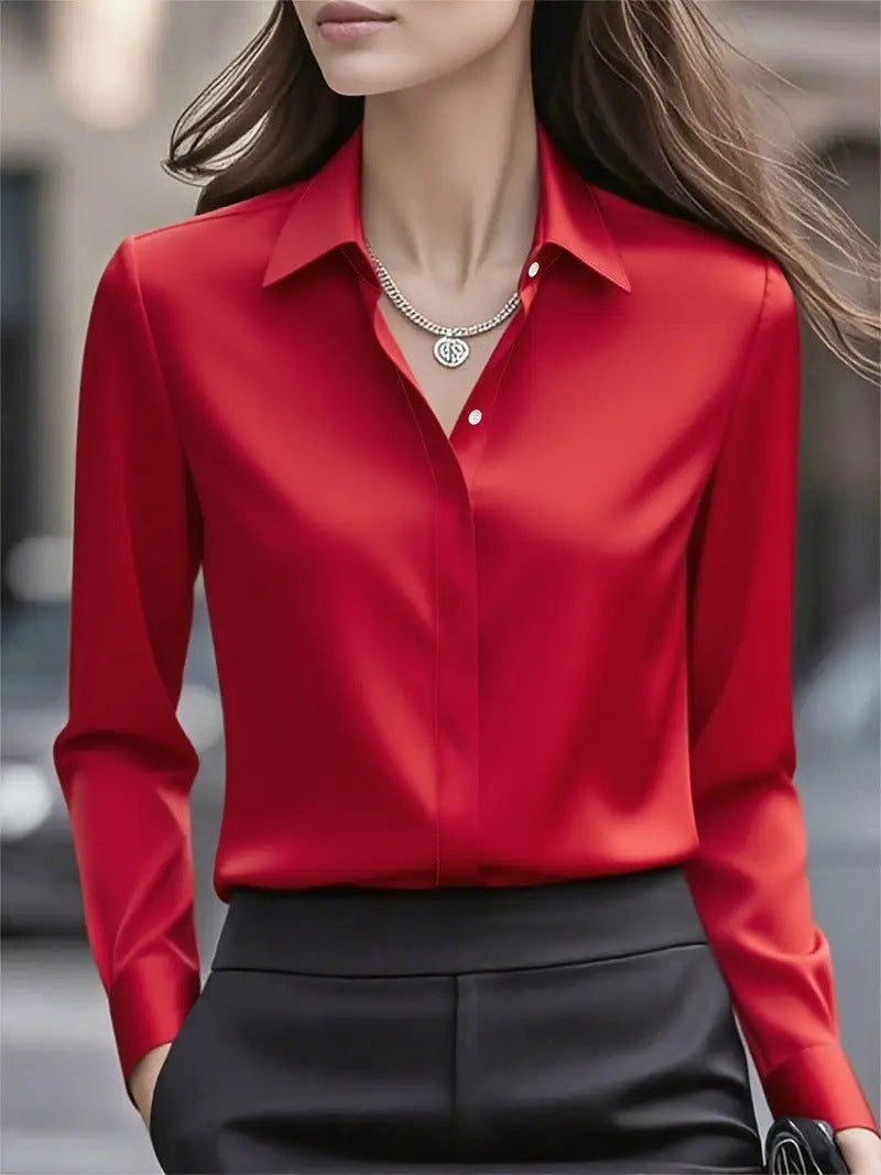 Women's Silk Blouse for Elegant Occasions