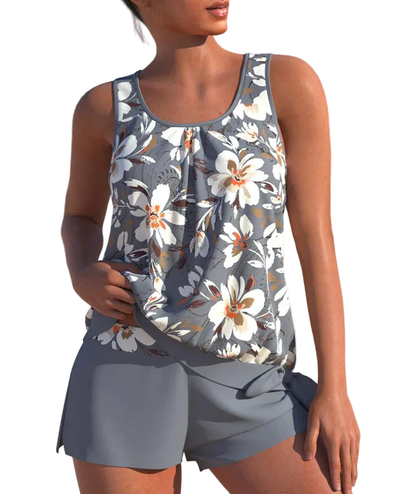 Women's Trendy Sleeveless Tankini