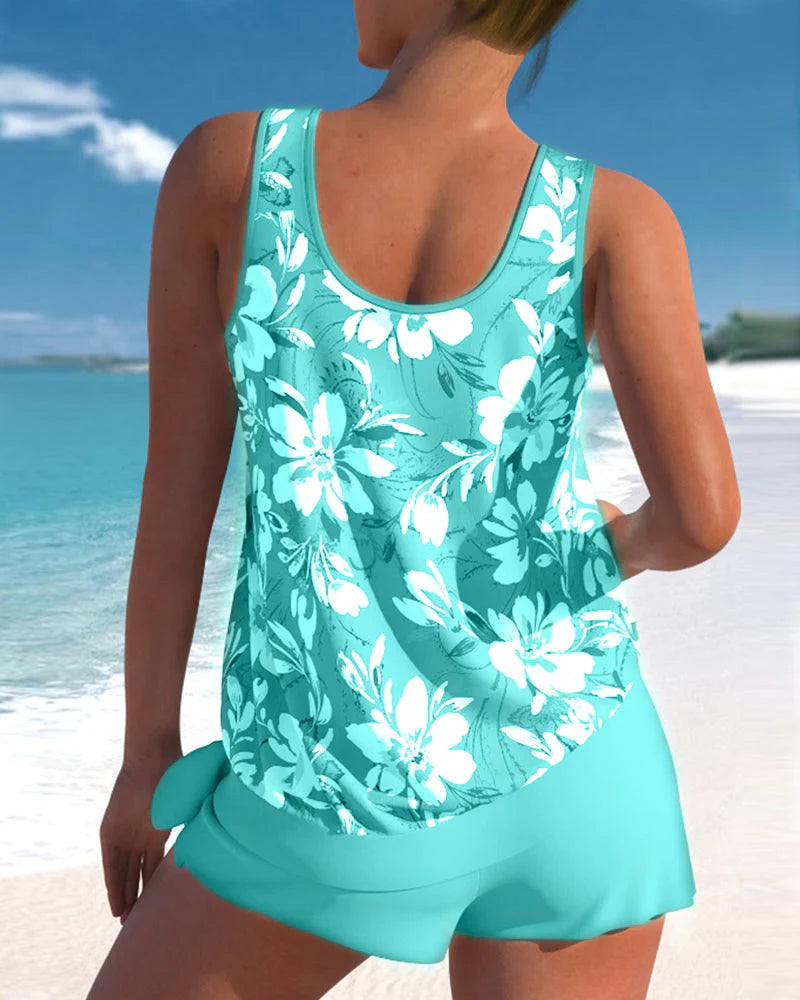 Women's Trendy Sleeveless Tankini