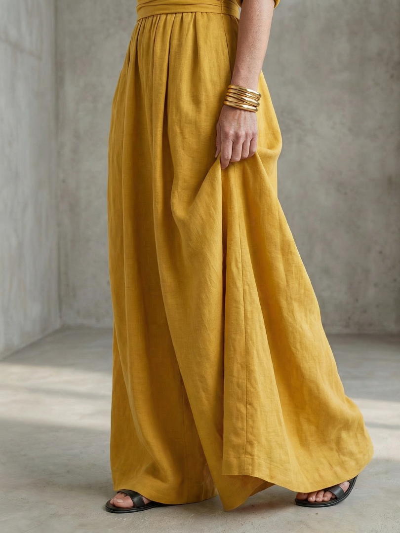 Women's V-Neck Wrap Maxi Dress