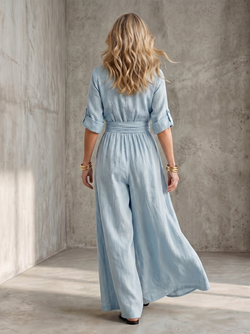 Women's V-Neck Wrap Maxi Dress