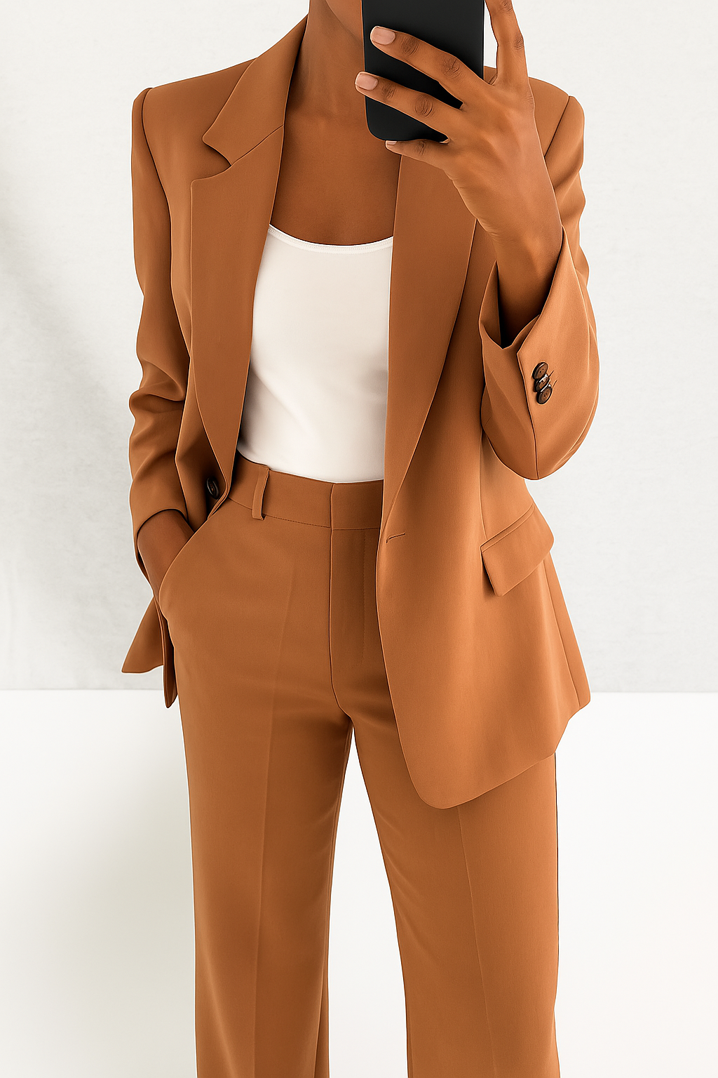 Women's Wide-Leg Suit Set