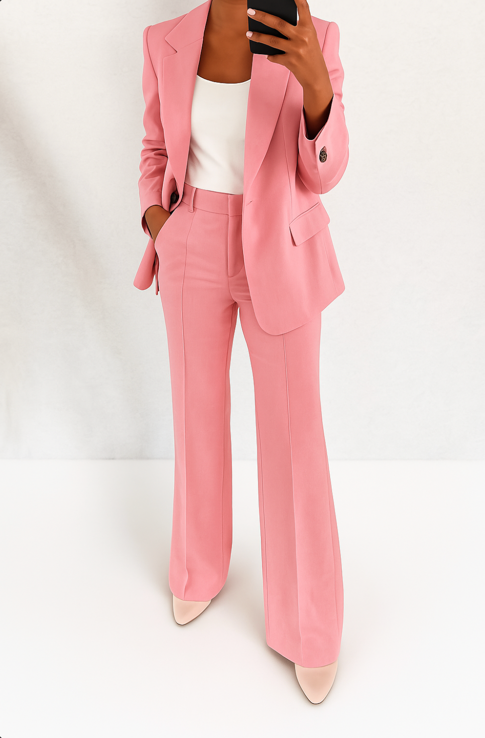Women's Wide-Leg Suit Set