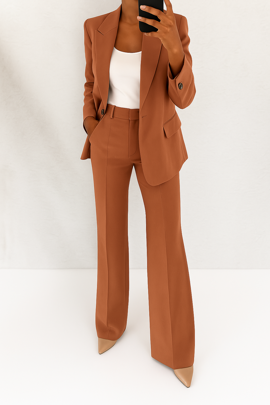 Women's Wide-Leg Suit Set