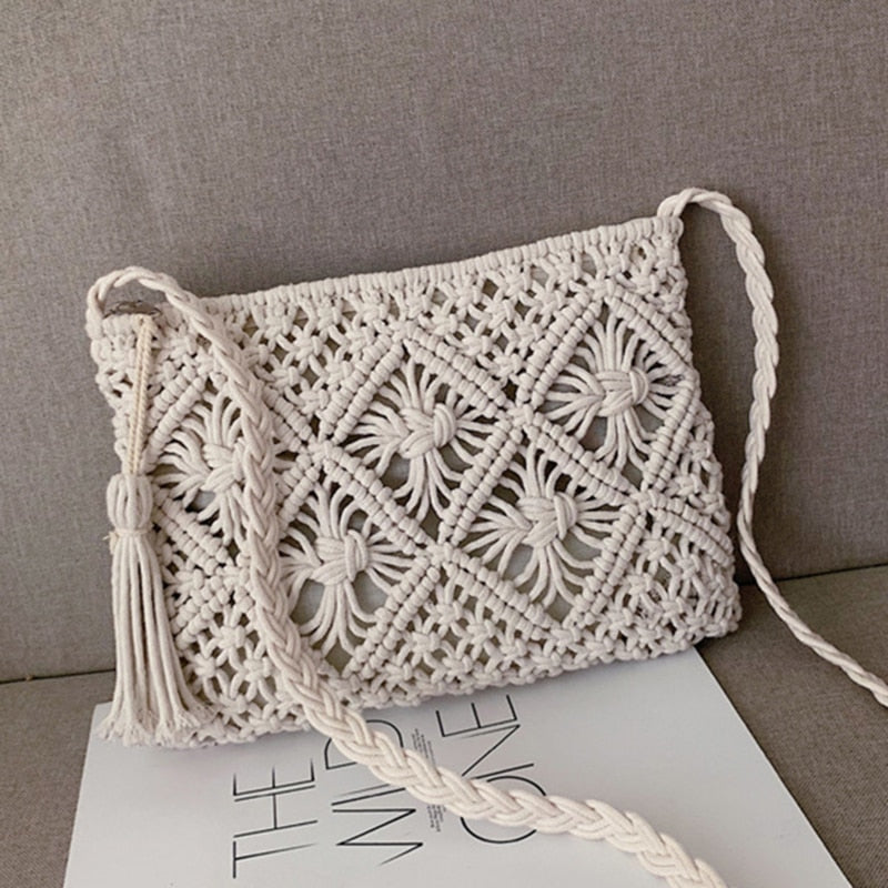 Woven Shoulder Bag | Summery & Stylish Women's Handbag