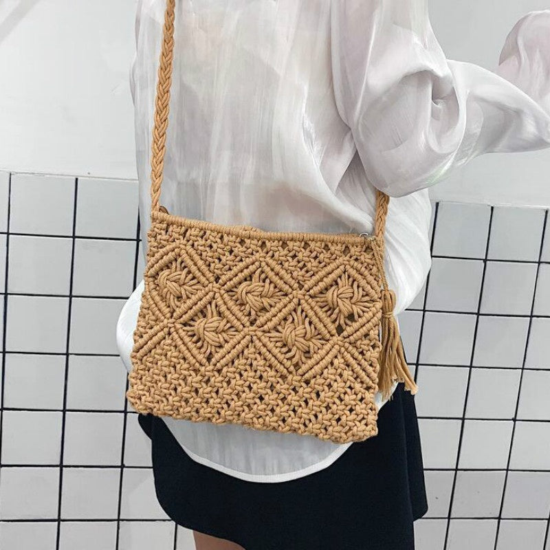 Woven Shoulder Bag | Summery & Stylish Women's Handbag