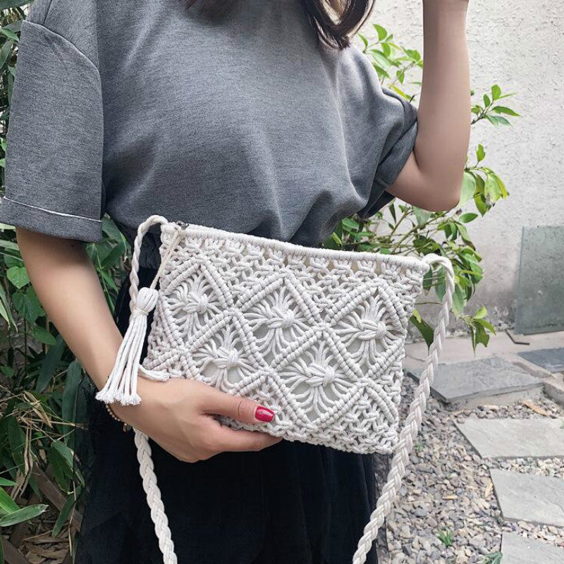Woven Shoulder Bag | Summery & Stylish Women's Handbag