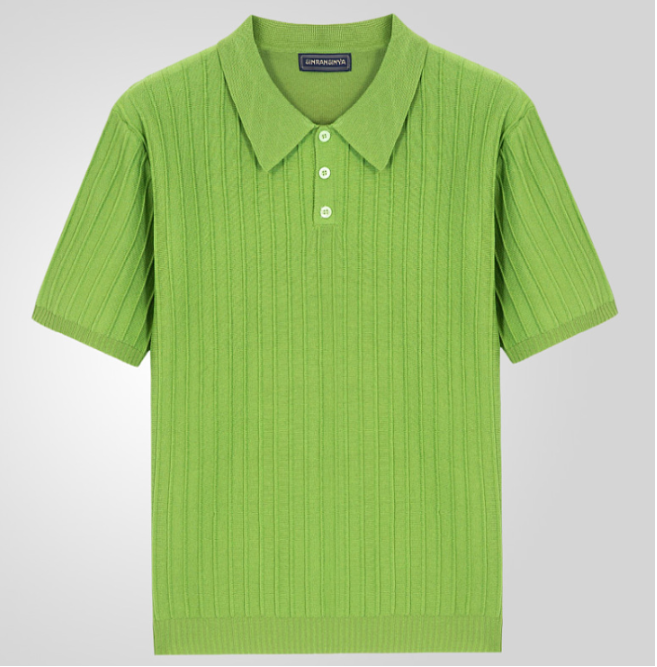 Image of Wyatt | Men's Button-Down Regular Fit Polo Shirt