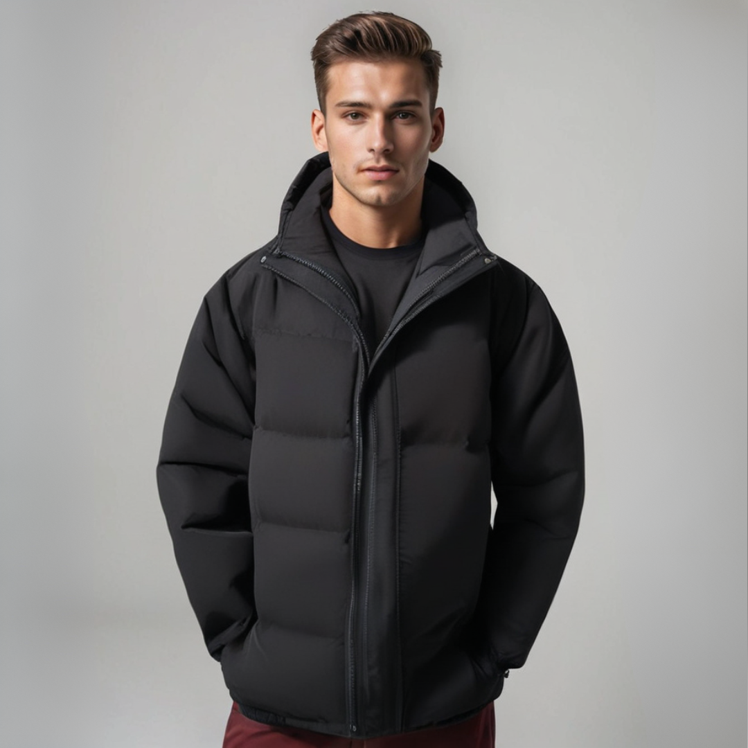 Image of Zane | Men's Hooded Puffer Jacket